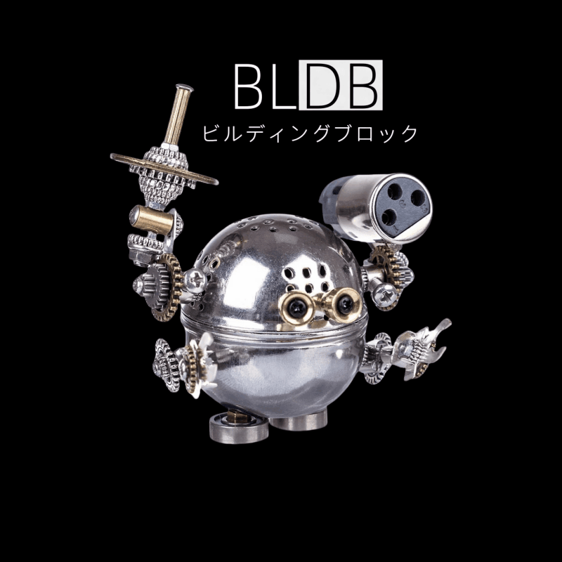 3D DIY組立式メタルキャラクターフィギュアモデルギフト - ビルディングブロック