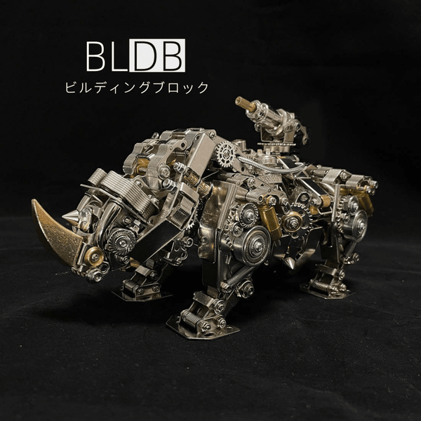 機械式サイ 700ピース以上 変形ギミック付き3D金属キット