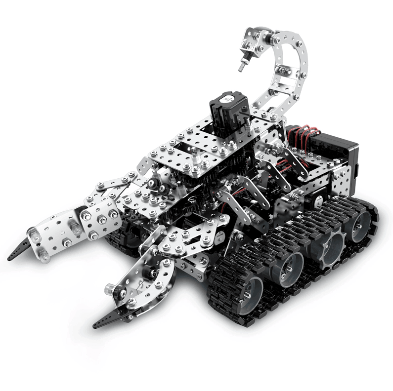 メカニカルRCサソリタンク 3Dメタル組み立てモデルキット - ビルディングブロック