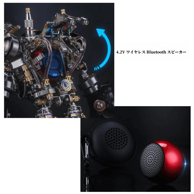 ボクサーメック DIY メタル組み立てキット 880ピース+- デストロイヤー - ビルディングブロック
