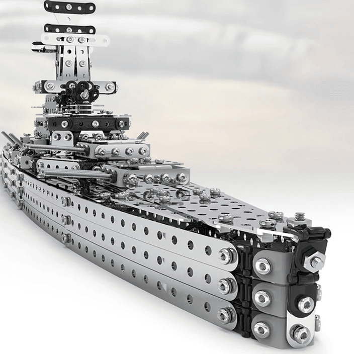3Dメタルパズル DIYメタル 戦艦・戦闘機・戦車セット 組み立ておもちゃ 陸海空を支配するコンビネーション - 2483ピース - ビルディングブロック