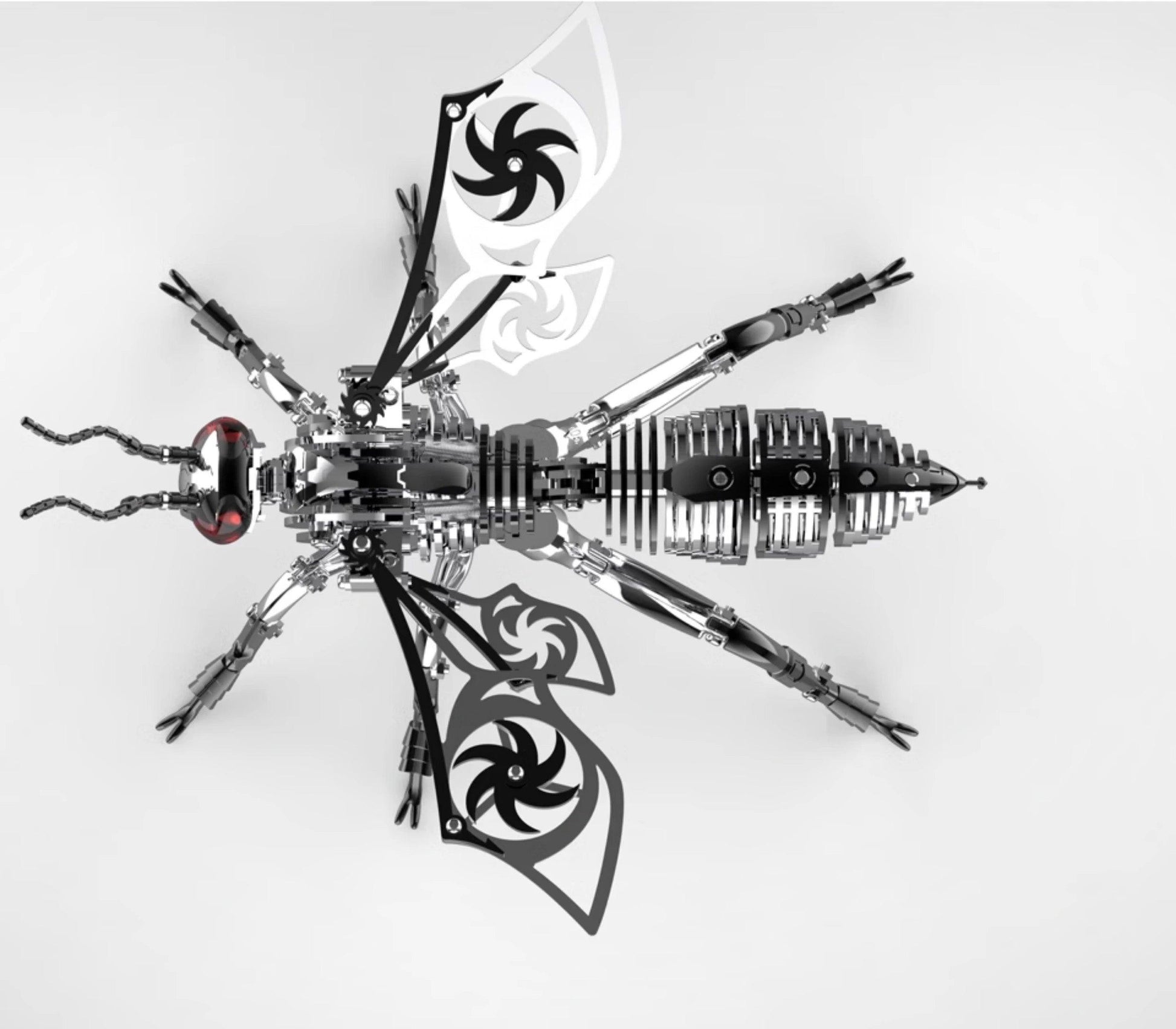 3D三次元マルハナバチ金属機械組み立てモデル毒蜂潮遊びDIYパズル手作りステンレス鋼のおもちゃ - ビルディングブロック