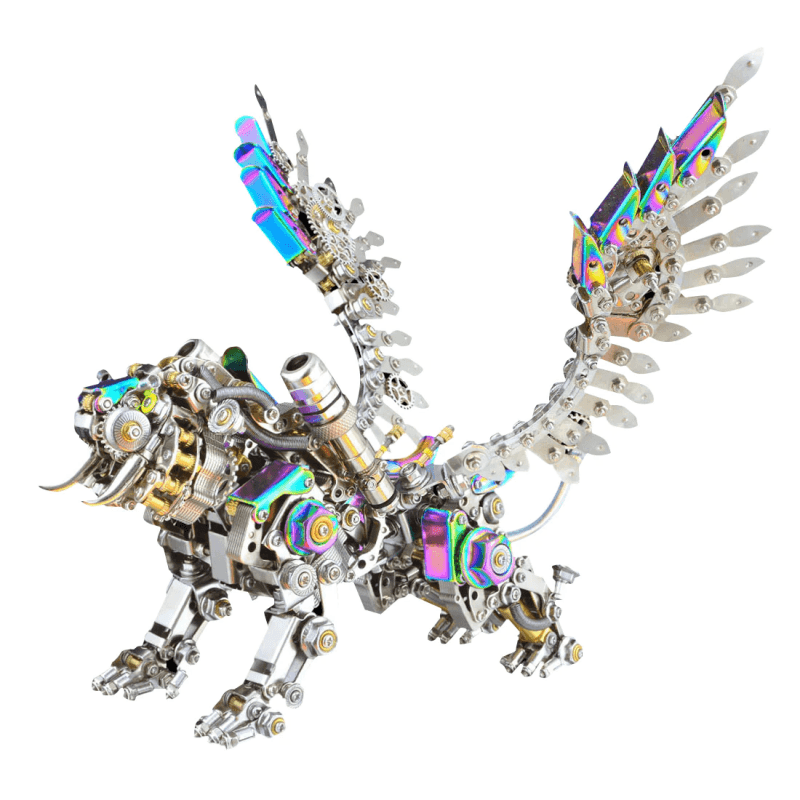 フォーチュンタイガー700PCS+ 3D メタル組立モデル 動物シリーズ - ビルディングブロック