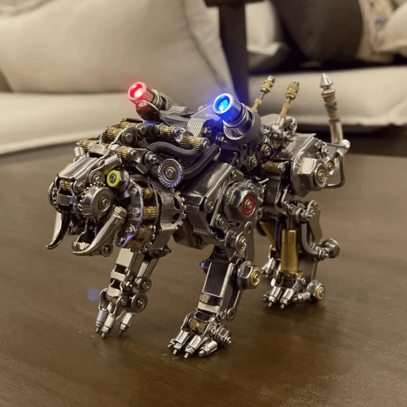 フォーチュンタイガー700PCS+ 3D メタル組立モデル 動物シリーズ - ビルディングブロック