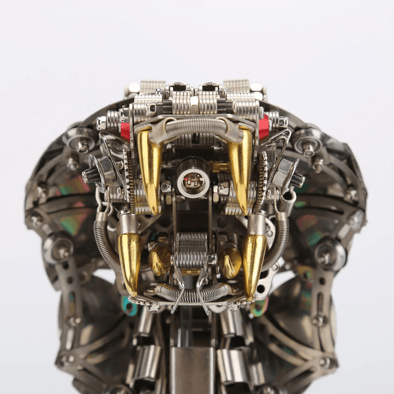 蛇コブラ彫刻 3Dメタルパズル メカニカルパンク組み立てモデル 400+ピース - ビルディングブロック