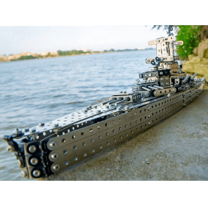 3Dメタルパズル DIYメタル 戦艦・戦闘機・戦車セット 組み立ておもちゃ 陸海空を支配するコンビネーション - 2483ピース - ビルディングブロック