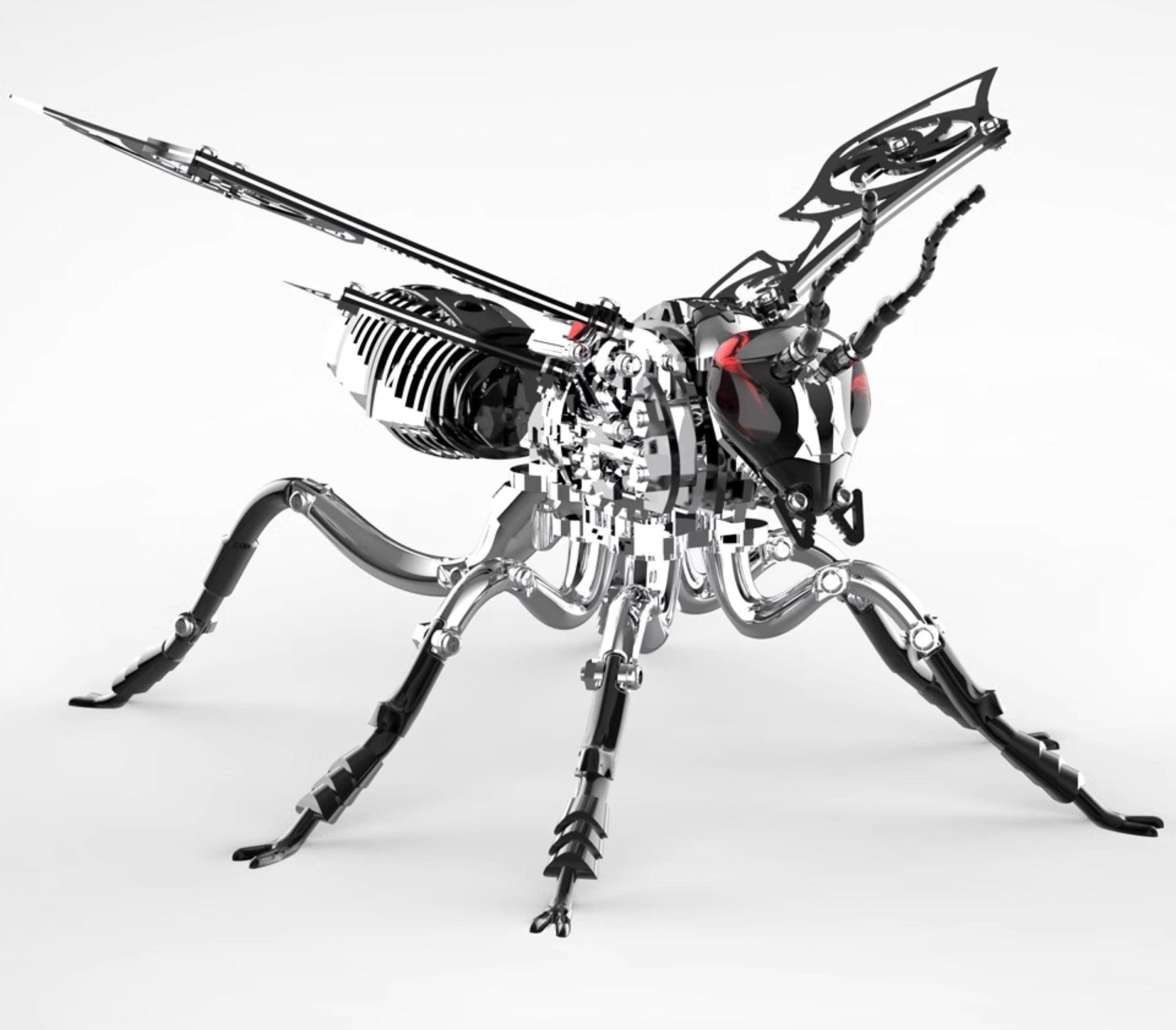 3D三次元マルハナバチ金属機械組み立てモデル毒蜂潮遊びDIYパズル手作りステンレス鋼のおもちゃ - ビルディングブロック