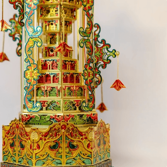 103PCS+ 3Dメタルモデル バベル オルゴール 組み立てキット