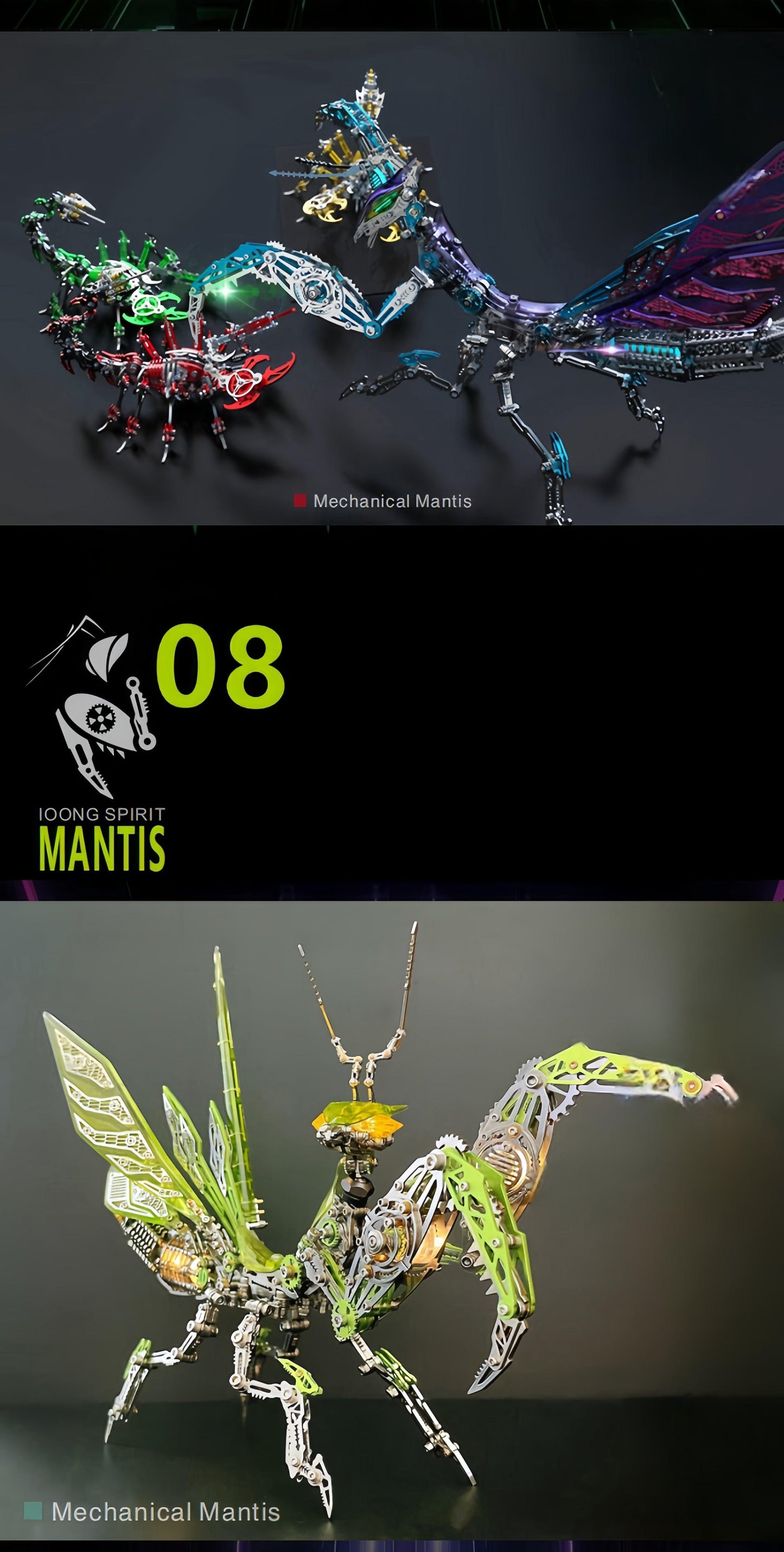 3Dメタルパズル 大人用 3Dメタルモデルキット DIY 3Dメタルパズル 1000ピース メカニカルビルディングキット 難しいDIYギフト 男性 女性 誕生日 クリスマス (パープル) - ビルディングブロック