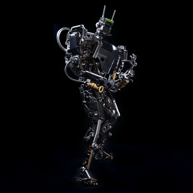 3Dメタルヒューマノイドサービスロボットメカ大型可動アクションフィギュア715PCS - ビルディングブロック