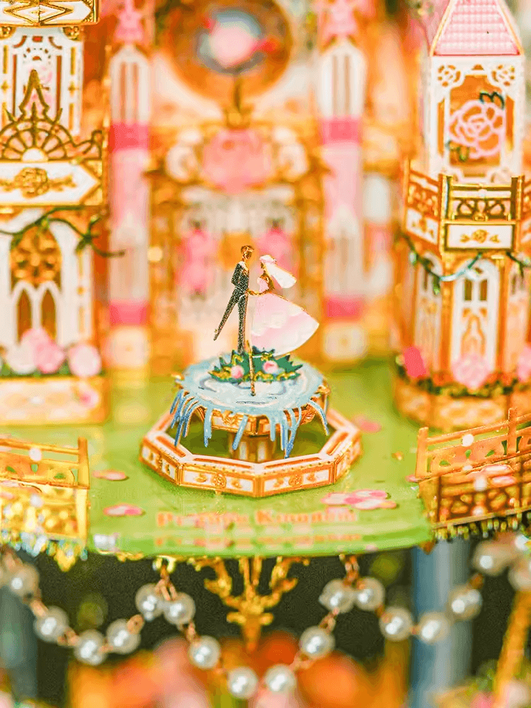 175PCS+ 3Dメタルモデルバラの城 組み立てキット - ビルディングブロック