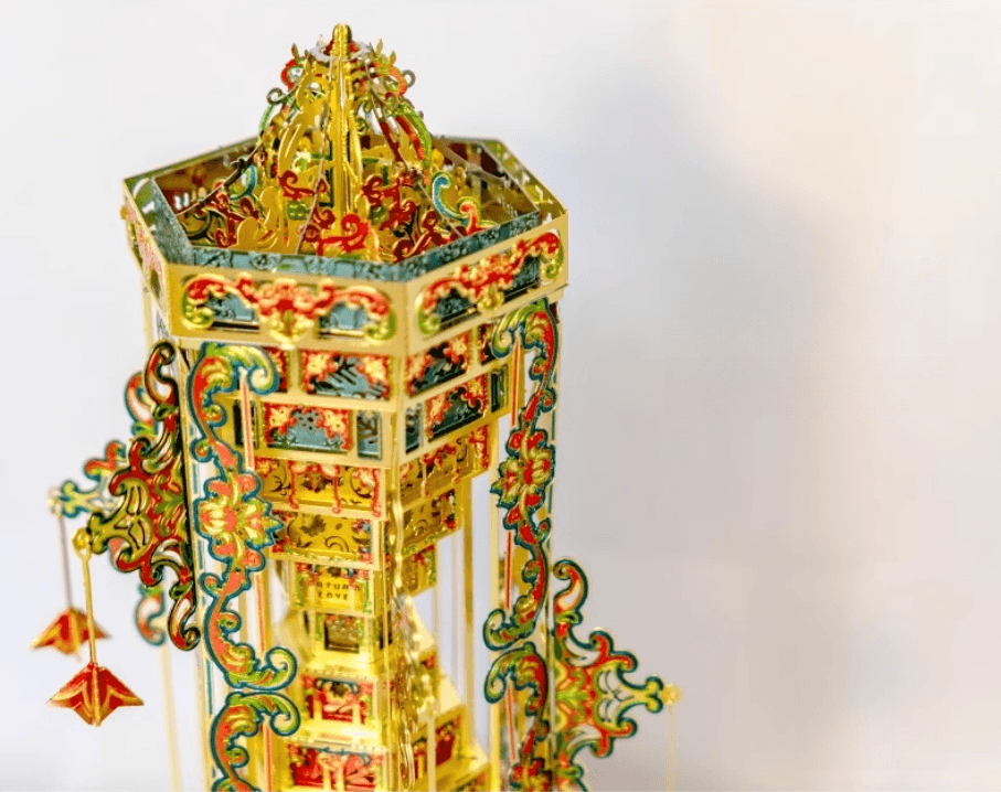 103PCS+ 3Dメタルモデル バベル オルゴール 組み立てキット
