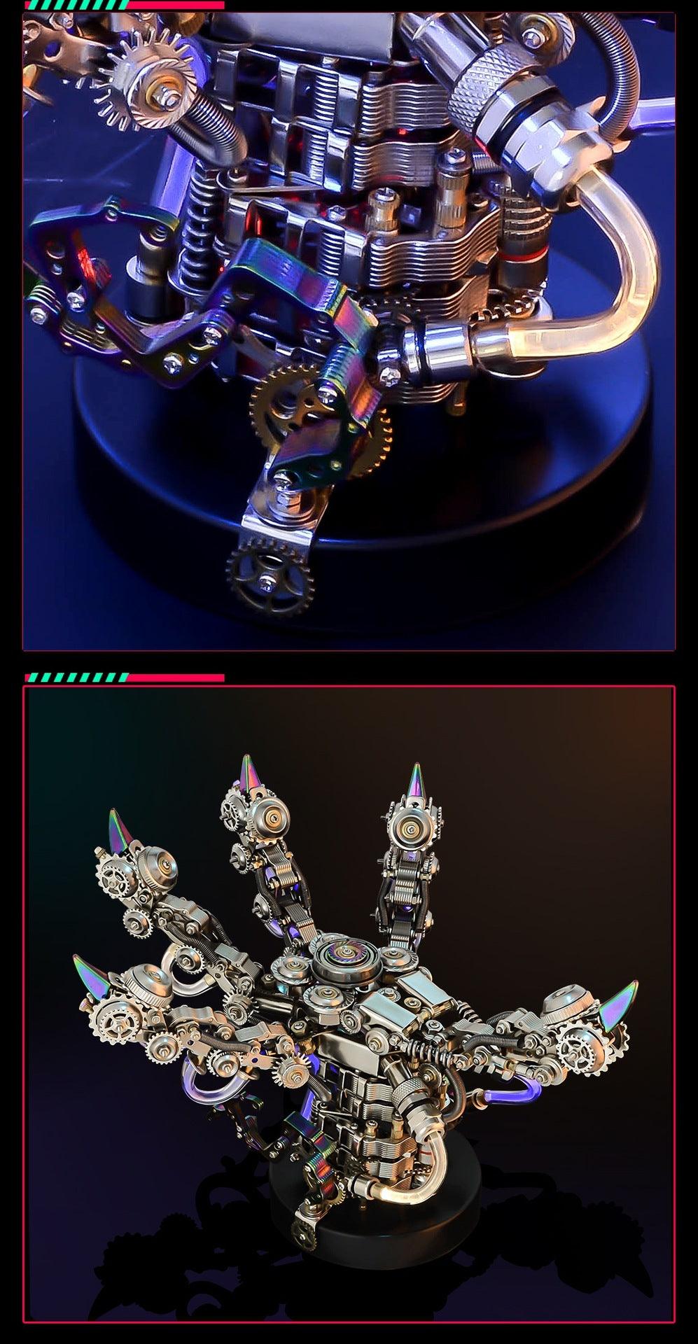 金属製の機械的な組み立てモデル龍の爪ランプ3D立体創造的なギフト - ビルディングブロック