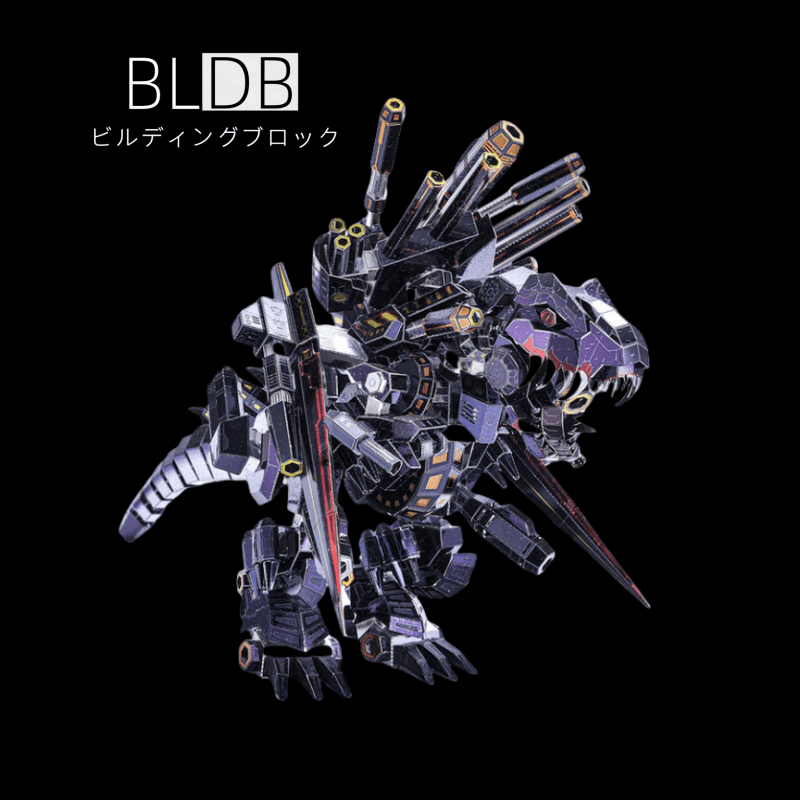 318ピースのステンレススチール合金製DIYティラノサウルスレックスモデルキット - ビルディングブロック