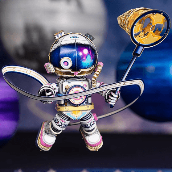 94PCS+ 3Dメタルモデル リトルアストロノート 組み立てキット - ビルディングブロック