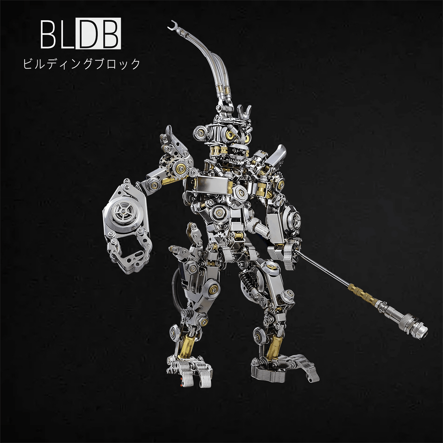 金属製の機械的な組み立てモデル戦甲猿3D立体創造的なギフト - ビルディングブロック