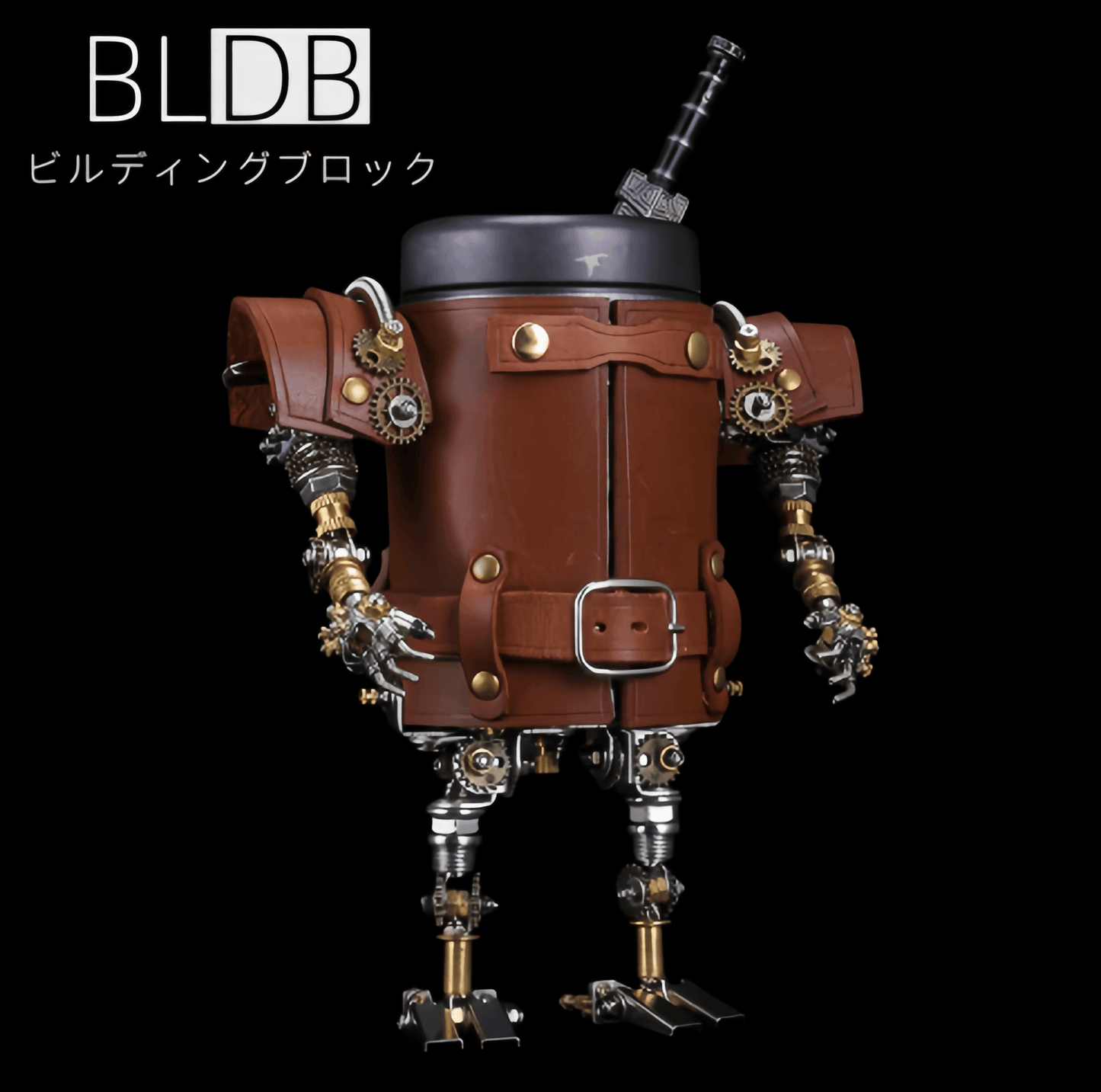 墨影の兵士DIY三次元組み立て金属モデルハンドピース潮遊び可動装飾品創造的な休日の贈り物 - ビルディングブロック