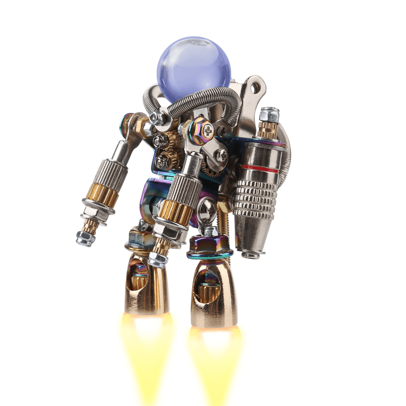154個の月の宇宙飛行士キット DIY金属モデルおもちゃ ダストカバーなし - ビルディングブロック