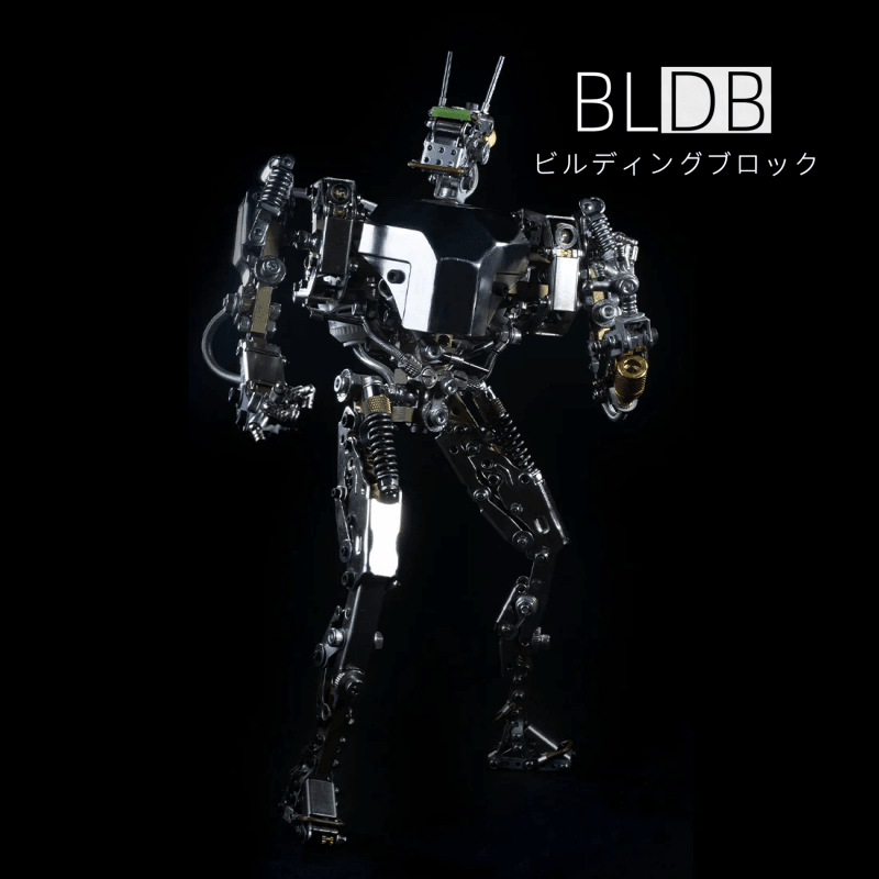 3Dメタルヒューマノイドサービスロボットメカ大型可動アクションフィギュア715PCS - ビルディングブロック