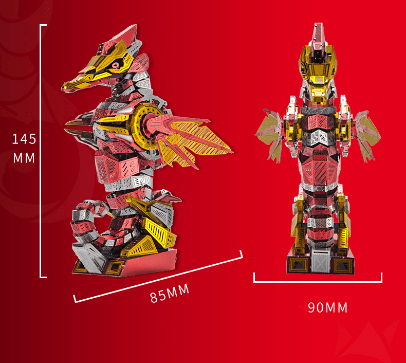 海馬侠 3D メタルパズルモデル、DIY教育玩具、組み立て、機械模型 - ビルディングブロック