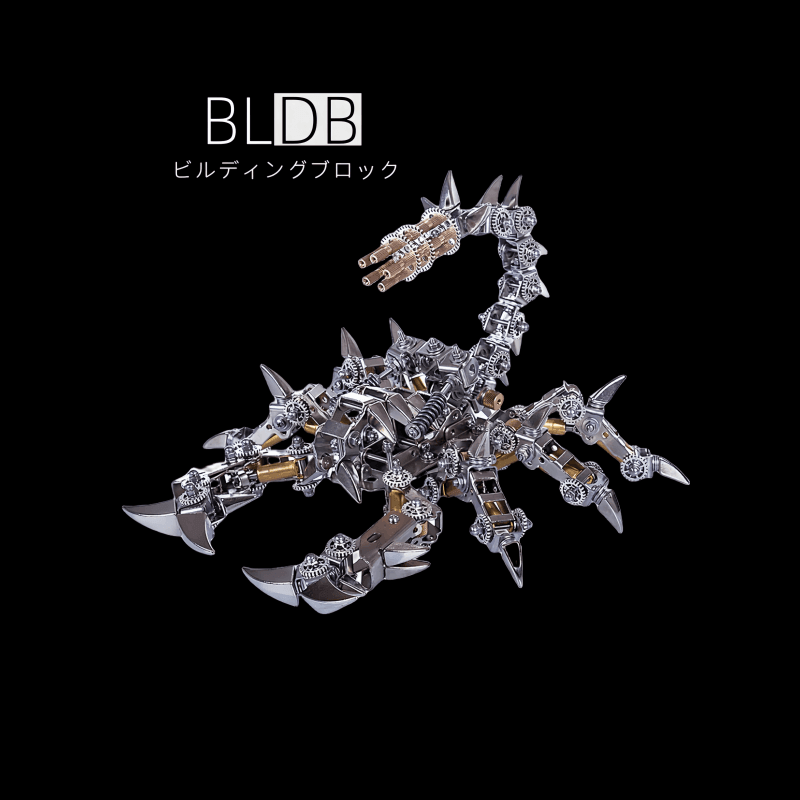 DIY組み立て3D機械戦蠍パズルモデル - ビルディングブロック