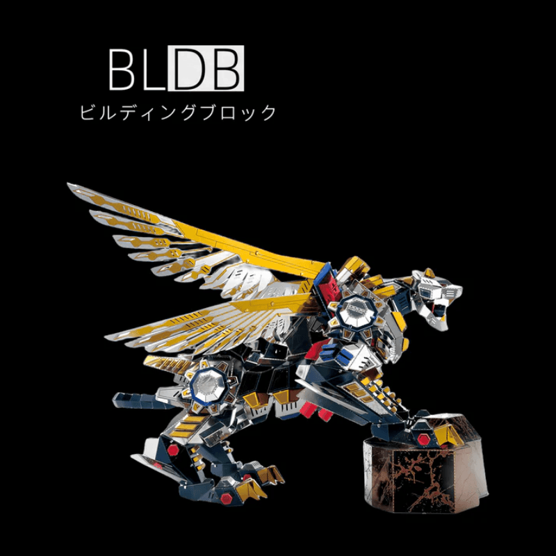 3Dメタルパズル メカニカル 飛天虎 チャレンジ メタルモデルキット メタルアース レーザーカット 創造的なピースパズルの知的な教育玩具IQチャレンジ - ビルディングブロック