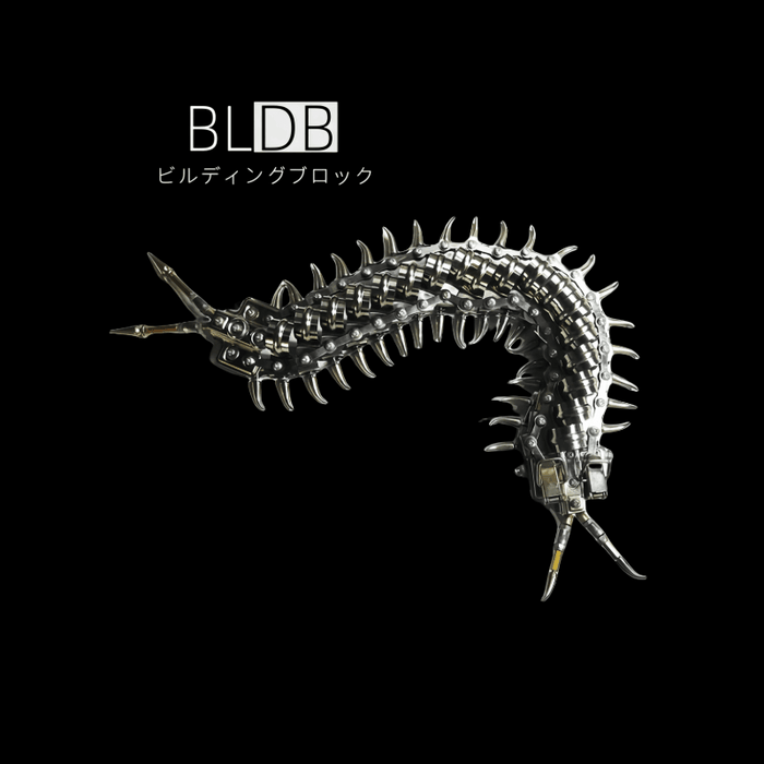 可動式ムカデ 480ピース 3D金属DIY組み立てキット