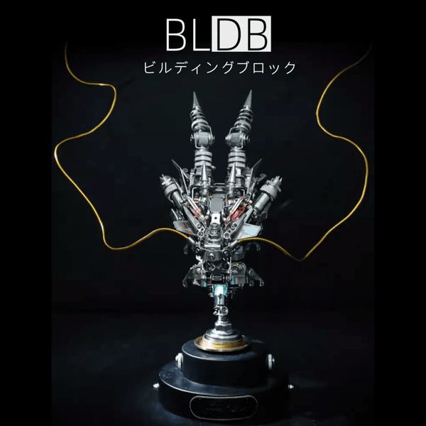 東方龍・十二支の龍頭 791ピース LED付き3D金属キット