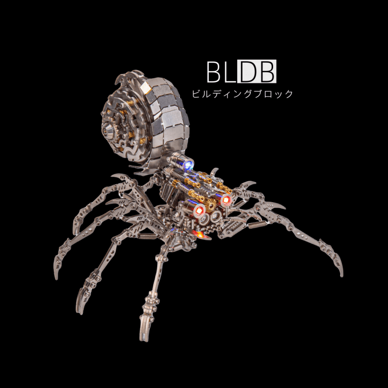 クモの王 3D 立体 金属模型 メタル パズル DIY 玩具 手組み立て 