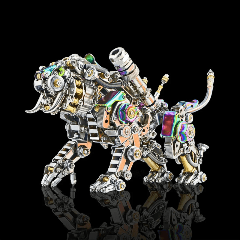 フォーチュンタイガー700PCS+ 3D メタル組立モデル 動物シリーズ - ビルディングブロック