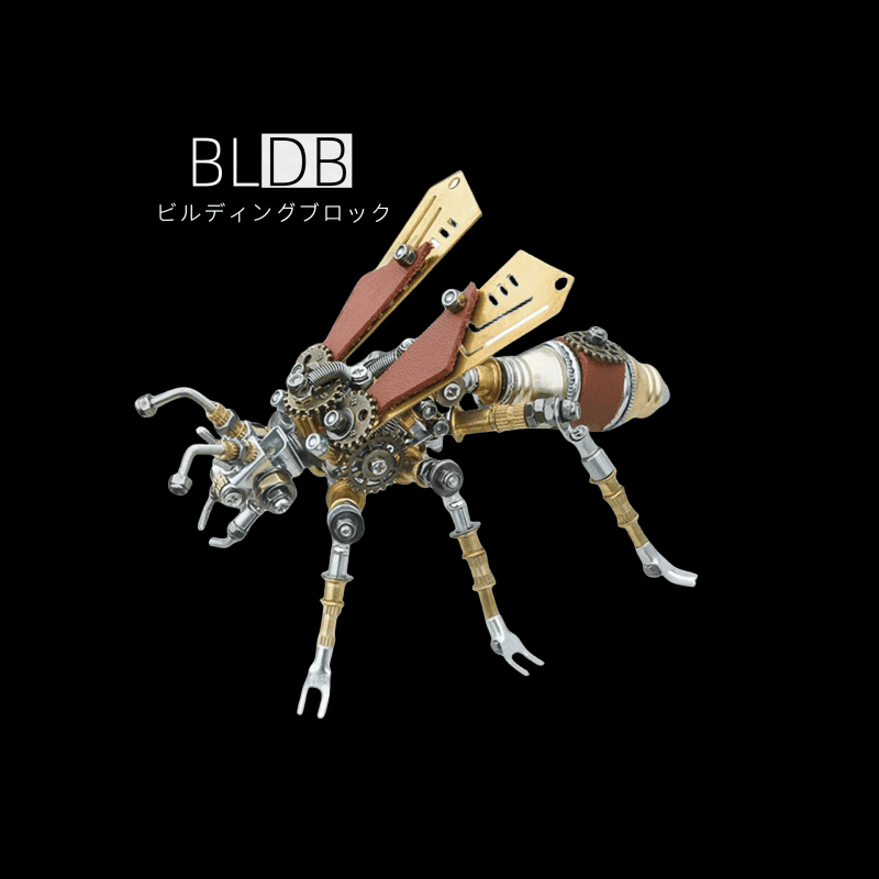 金属メカアリ3D DIY機械組み立てモデルキット - ビルディングブロック