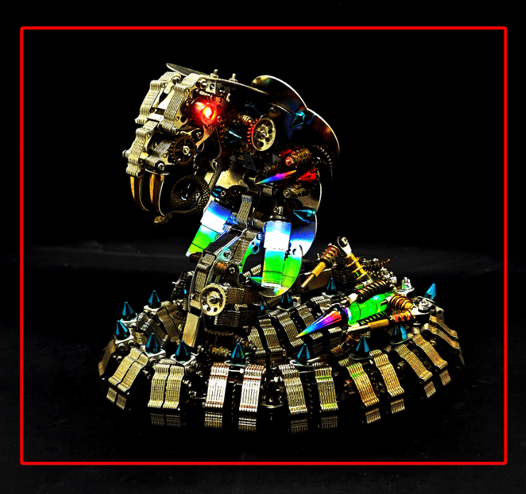 機械的なパンクのコブラのヘビの3D金属の困惑のモデル建物のキット(1000+PCS) - ビルディングブロック