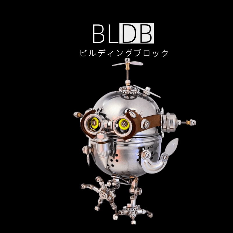 スチームパンク風のゴーグル付きフクロウ DIY 3D メタルアニマルモデルキット、難解なパズル - ビルディングブロック