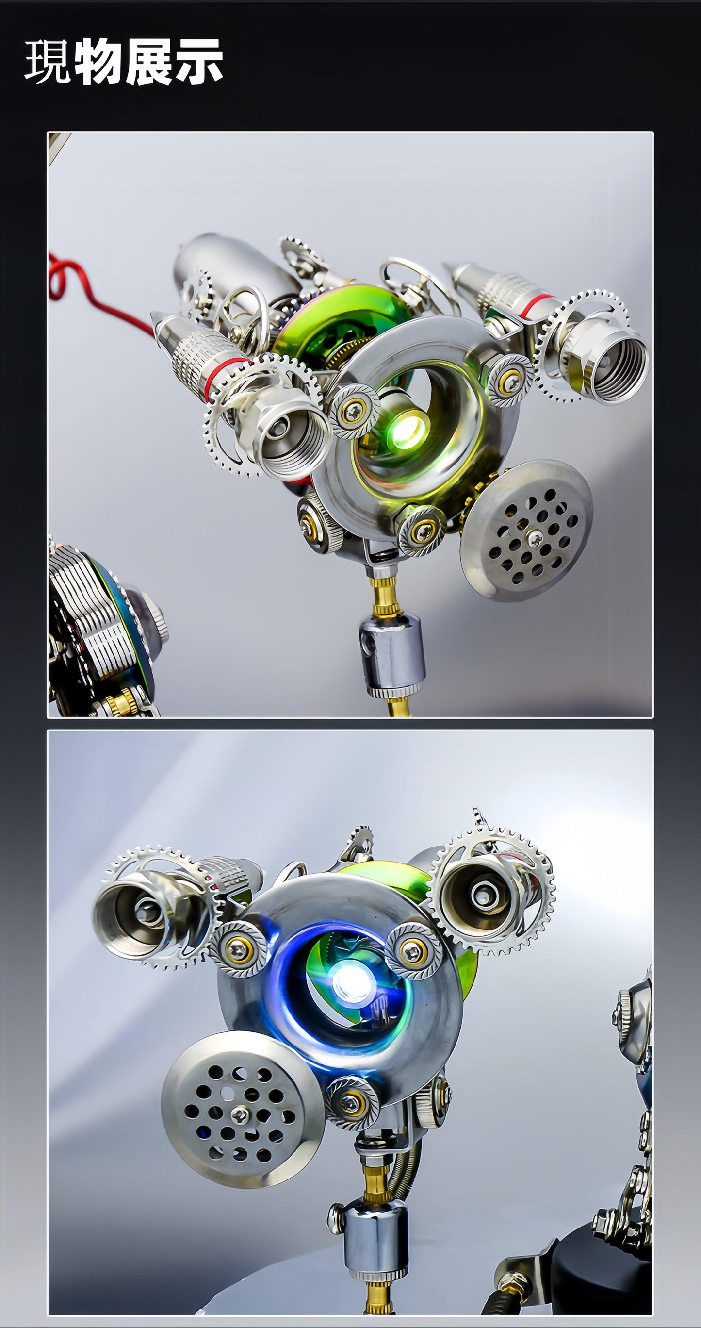 金属製の機械的な組み立てモデル巡航ミサイル3D立体創造的なギフト - ビルディングブロック