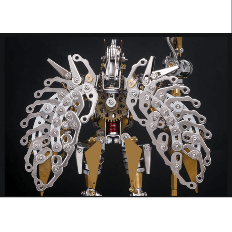 400個以上のDIYメタルメカニカル古代3Dファイティングソルジャーメカ組み立てモデルキット、大人向け - ビルディングブロック