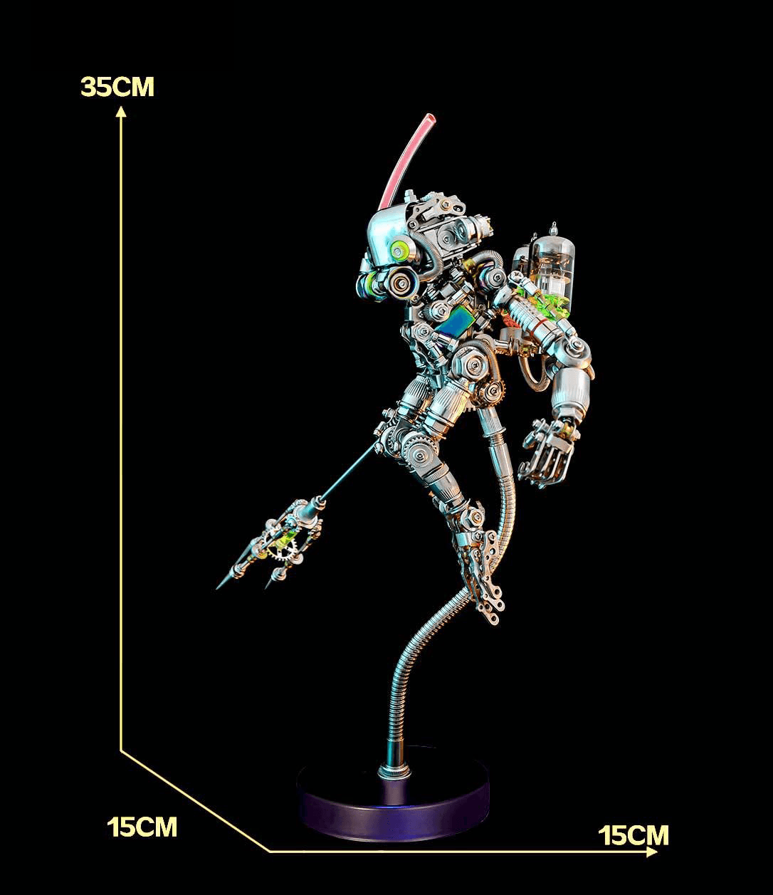 700+個 パンクスタイル ダイバーエイプ メカニカル 3D DIY メタルモデルキット - ビルディングブロック