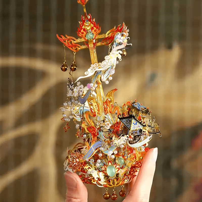 144PCS+ 3Dメタルモデル フライング・ピパ 組立キット - ビルディングブロック