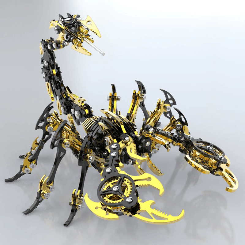 3D DIY金属サソリキット メカニカルモデル組み立てキット ハロウィン用組み立て玩具 - ビルディングブロック