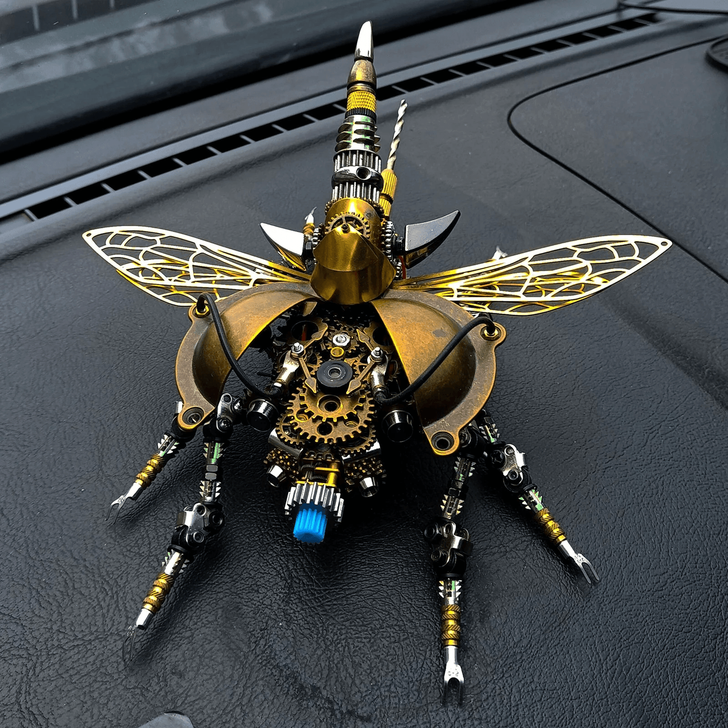 組立 DIY 3 D 金属機械戦争甲虫サウンド コントロール光 - ビルディングブロック