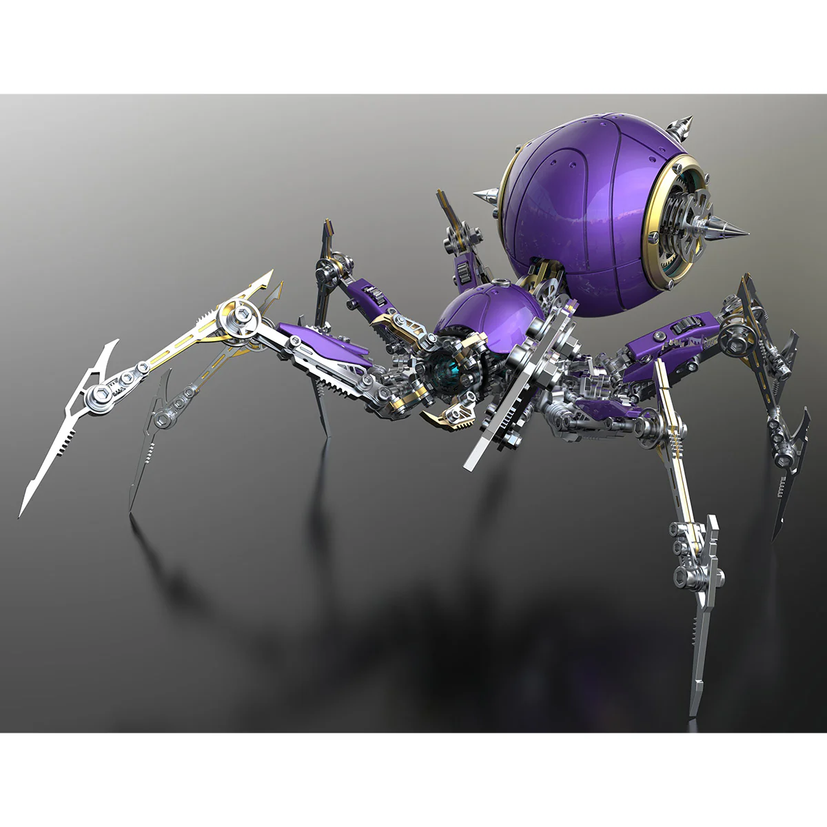 ダスクウィドウ — パープルウォースパイダー バイオレットファントムメタルモデルキット