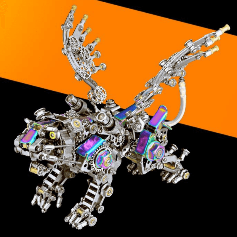 3Dスチームパンクメタル組み立てキット コーニングタイガー タイガーモデル DIYビルディングブロック - ビルディングブロック