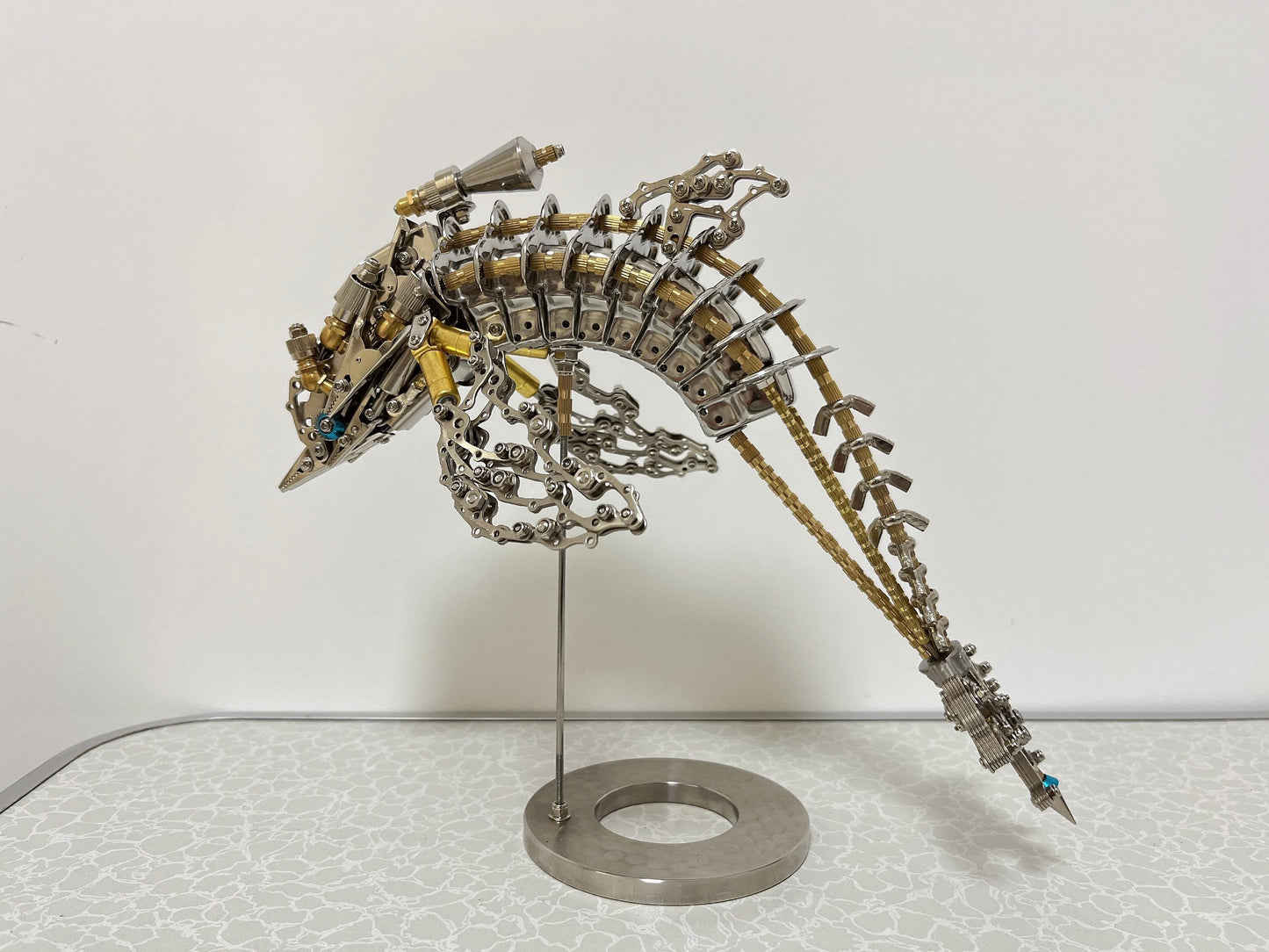 DIY 3Dメタルメカニカルドルフィンモデルビルディングキット(大人向け) - ビルディングブロック