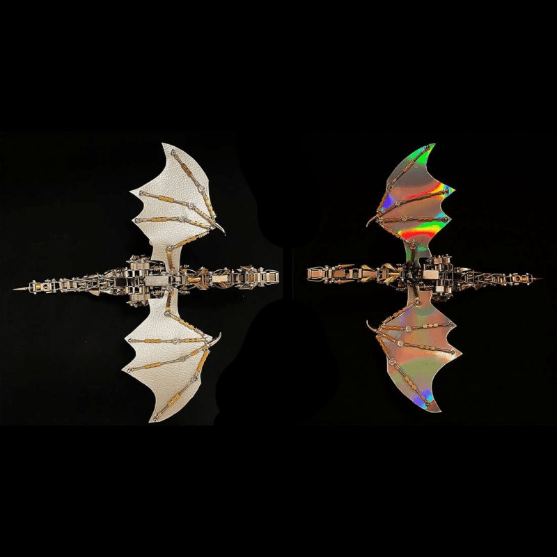 機械スチームパンクワイバーンドラゴンDIY 3Dメタルパズル600CS - ビルディングブロック