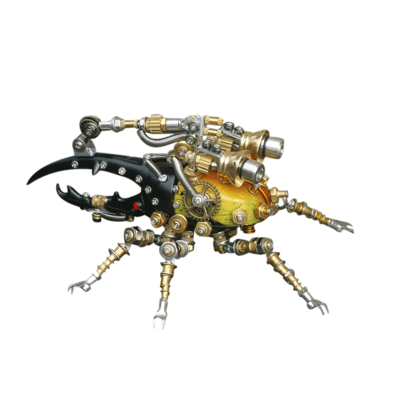 417ピースのメタル3D DIY機械組み立て東洋のヘラクレスオオカブト虫モデルキット - ビルディングブロック