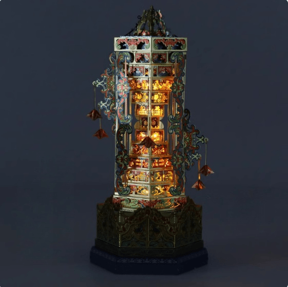 103PCS+ 3Dメタルモデル バベル オルゴール 組み立てキット