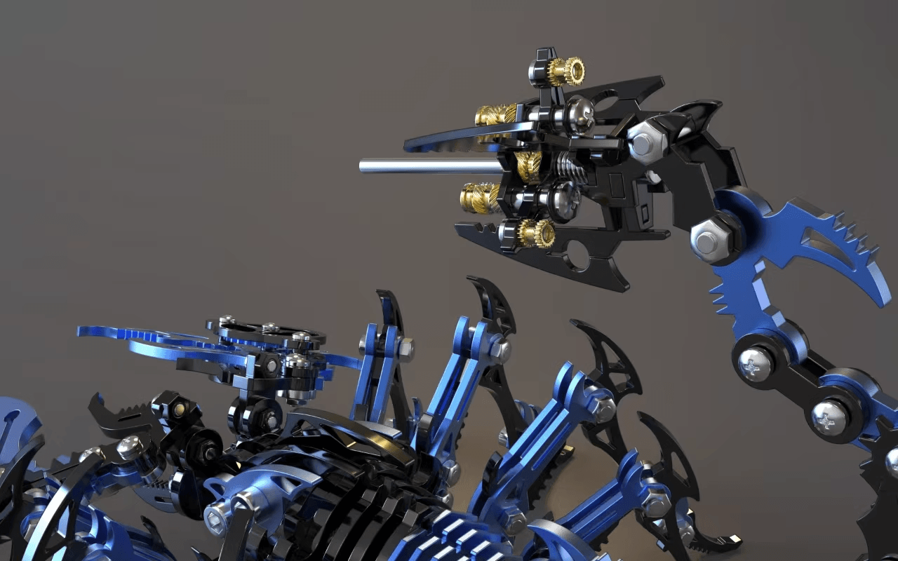 3D メタルパズルキット – 454ピース – 組み立てモデル – 約4時間で組み立て可能 – ギフトや飾り物に最適 - ビルディングブロック