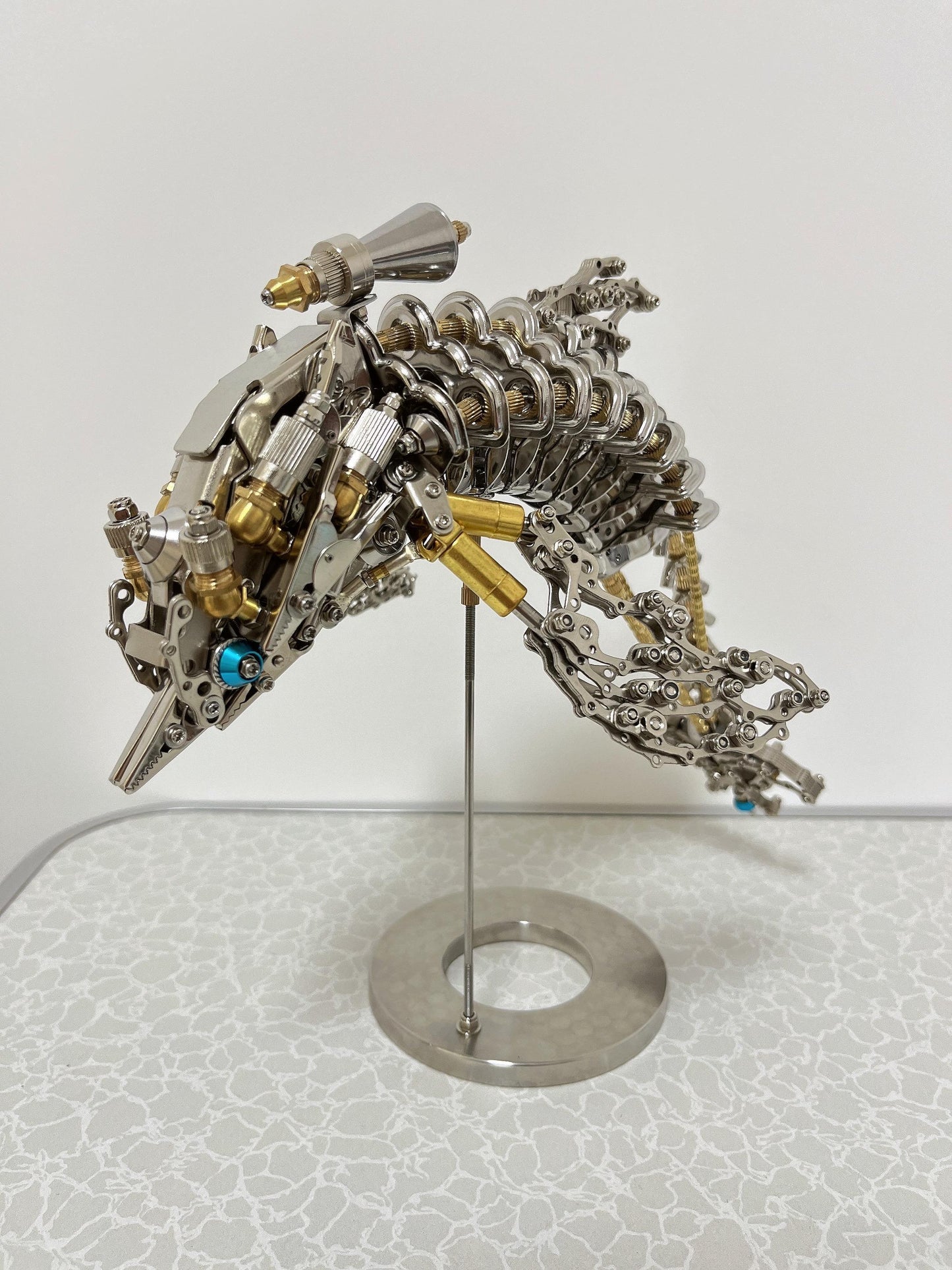 DIY 3Dメタルメカニカルドルフィンモデルビルディングキット(大人向け) - ビルディングブロック