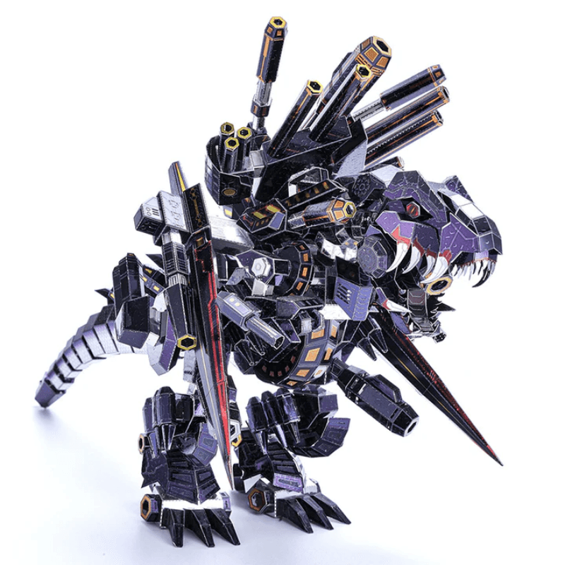 318ピースのステンレススチール合金製DIYティラノサウルスレックスモデルキット - ビルディングブロック