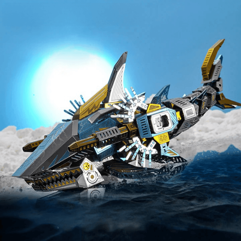 大人向けの123ピース深海のトラサメメカニカルモデルキット - ビルディングブロック