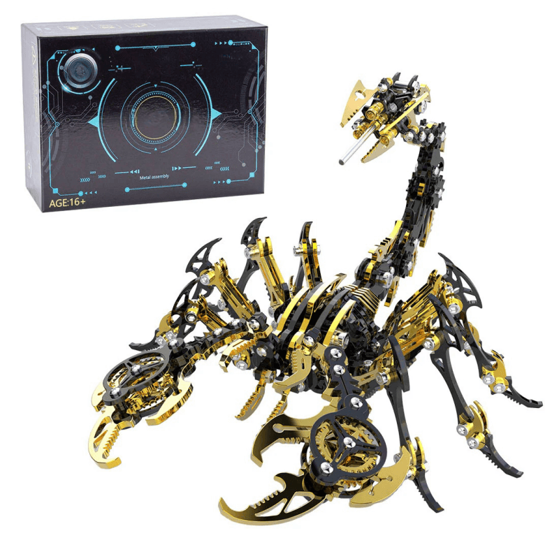 3D DIY金属サソリキット メカニカルモデル組み立てキット ハロウィン用組み立て玩具 - ビルディングブロック